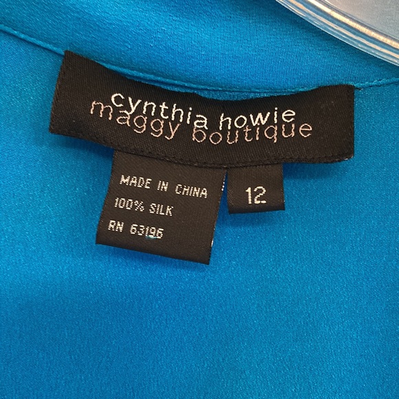 Cynthia Howie for Maggy Boutique Silk button dress - Picture 5 of 8